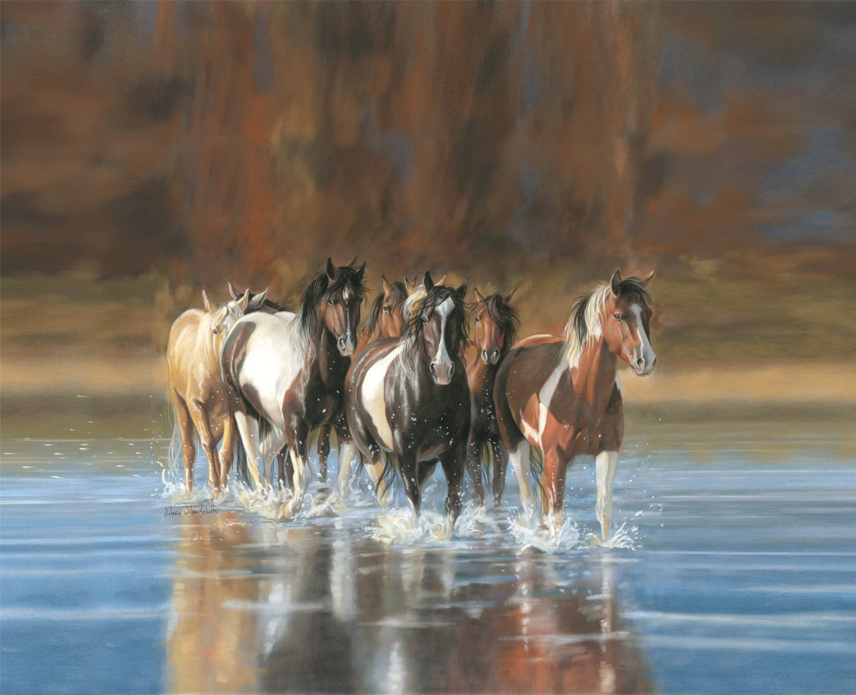 Umbrella 42-inch-Horses