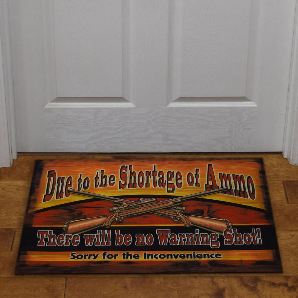 Door Mat Rubber 26in x 17in-Ammo Shortage