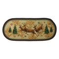 Braided Rug 48-inch Oval-Deer