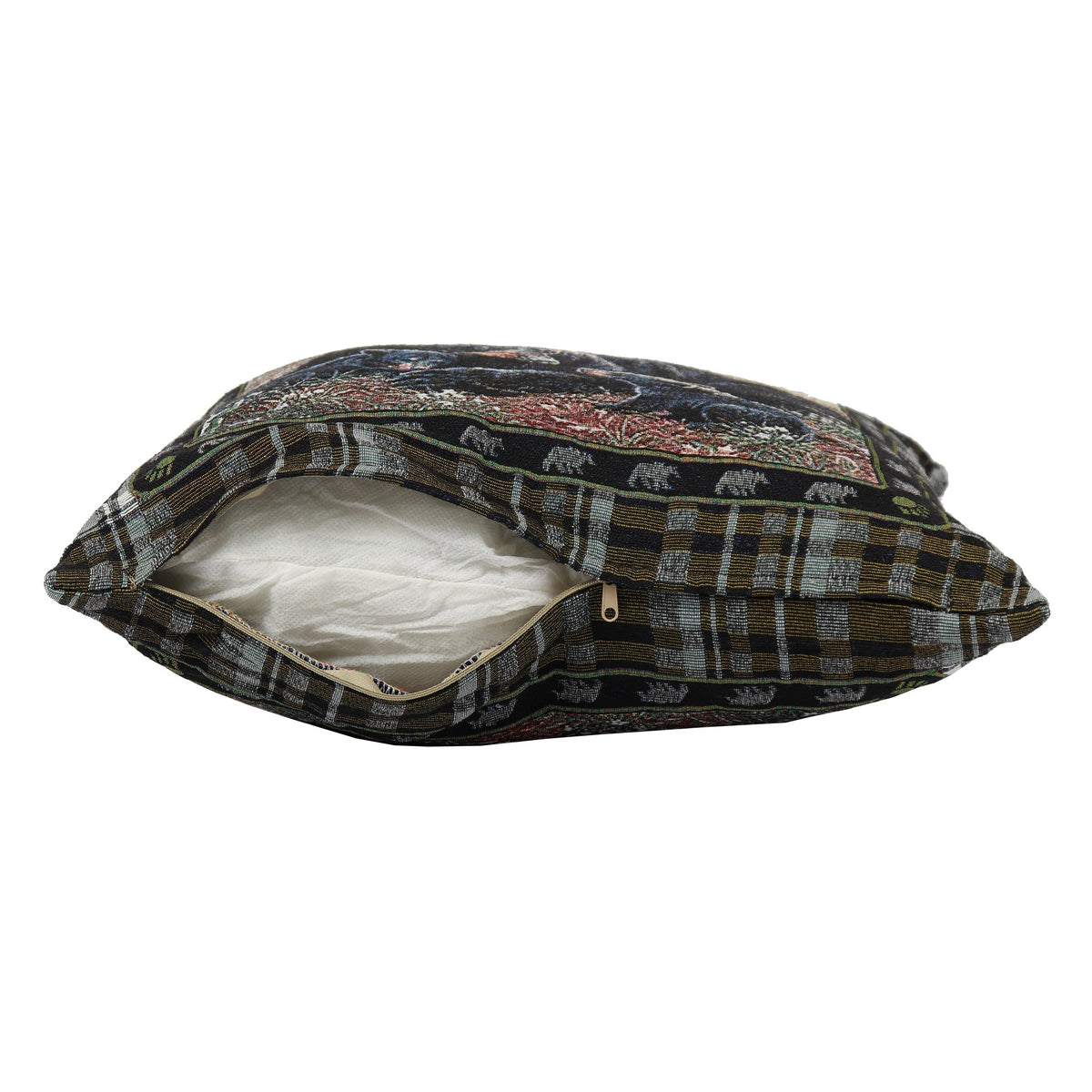 Tapestry Pillow 18in 2pk-Bear