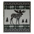 Tapestry Throw 50in x 60in-Moose