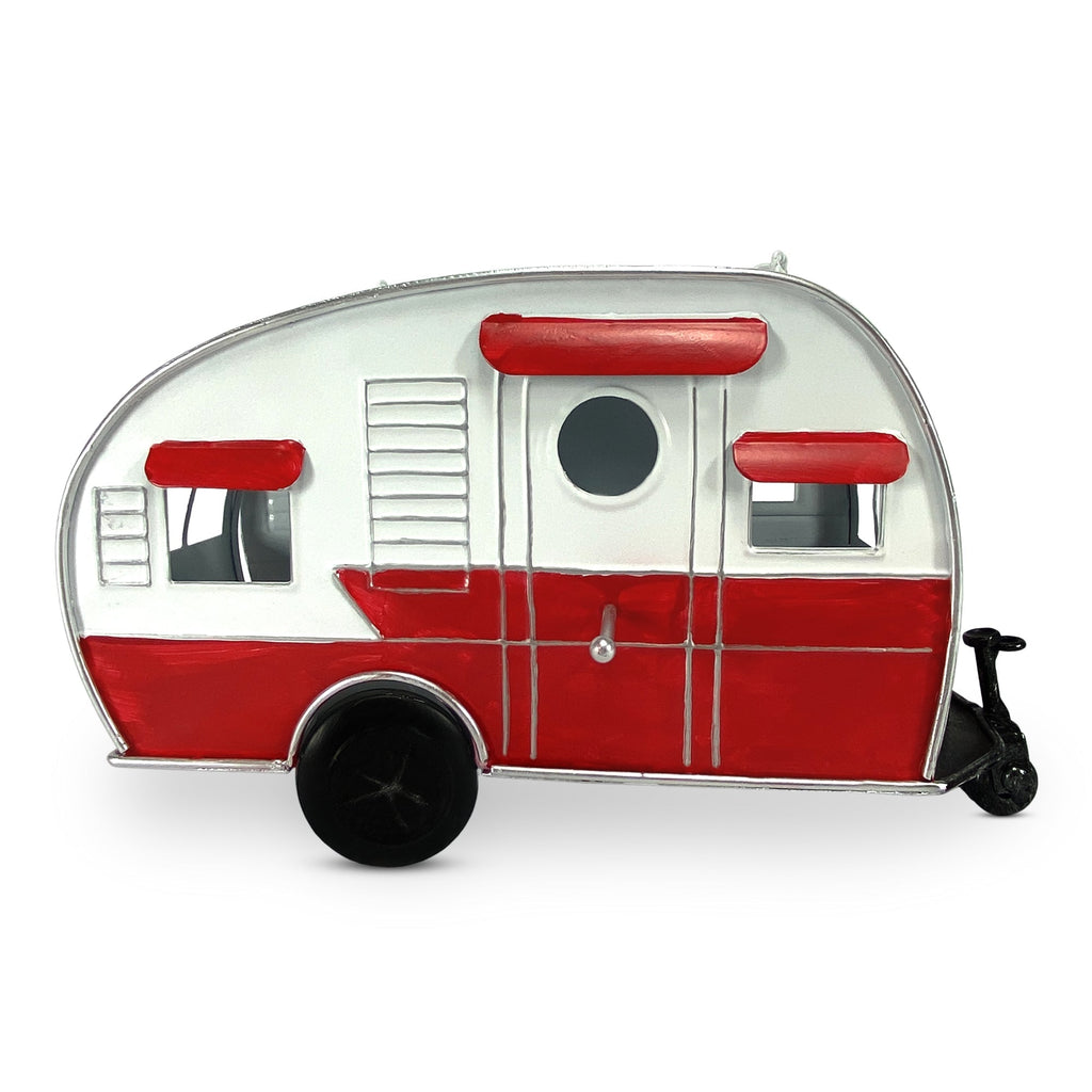 Birdhouse-RV Red and White