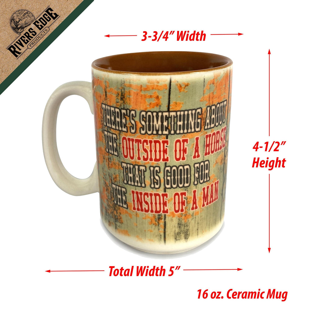 Ceramic Mug 16oz-Outside of a Horse