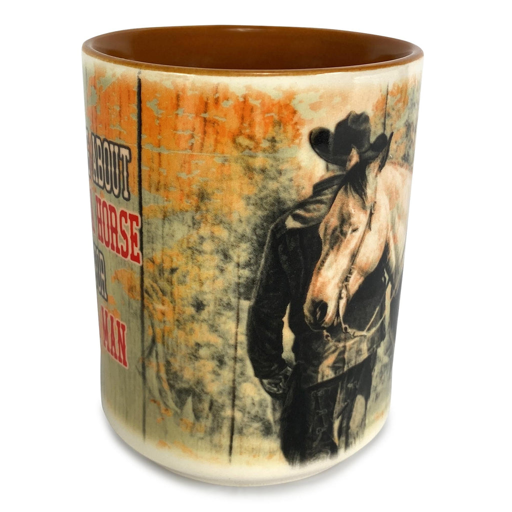 Ceramic Mug 16oz-Outside of a Horse