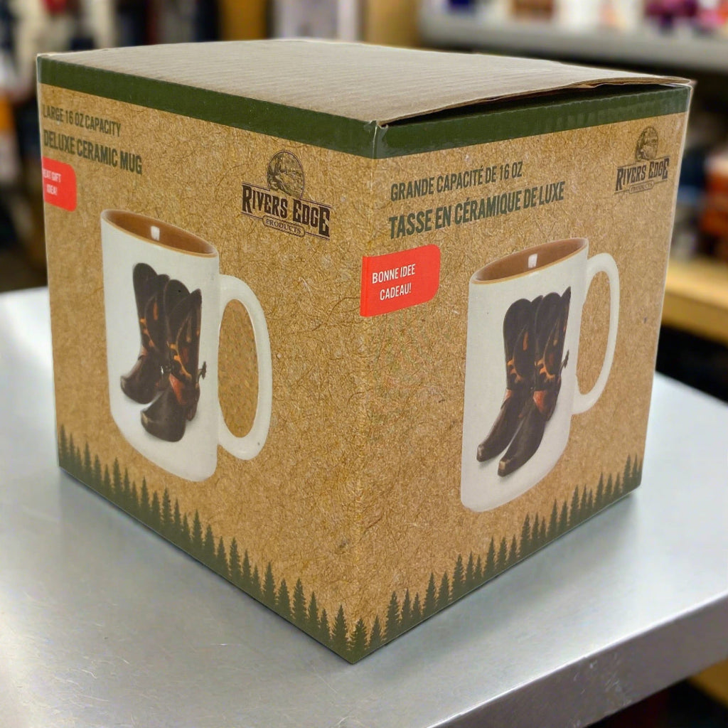 Ceramic Mug 16oz-Kick Off Boots