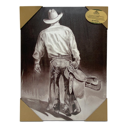 Canvas Art 12in x 16in-Cowboy