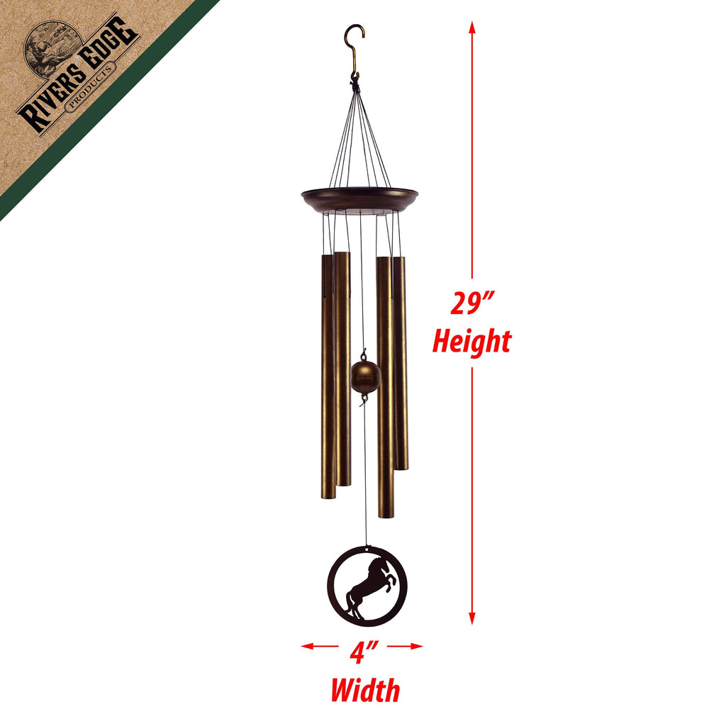Wind Chime-Horse Bronze