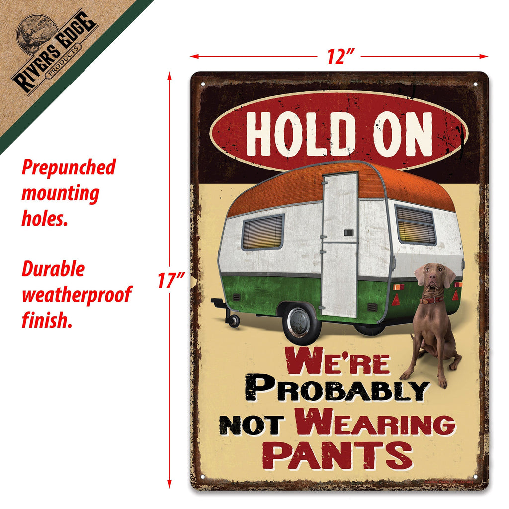 Tin Sign 12in x 17in-Pants