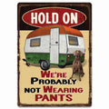 Tin Sign 12in x 17in-Pants