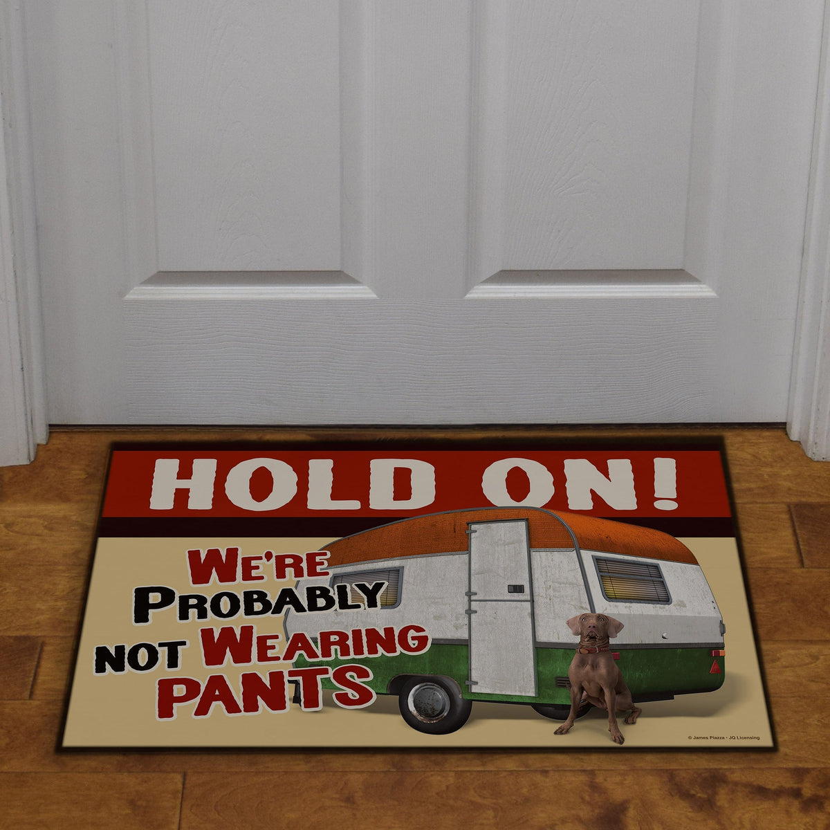 Door Mat Rubber 26in x 17in-Pants
