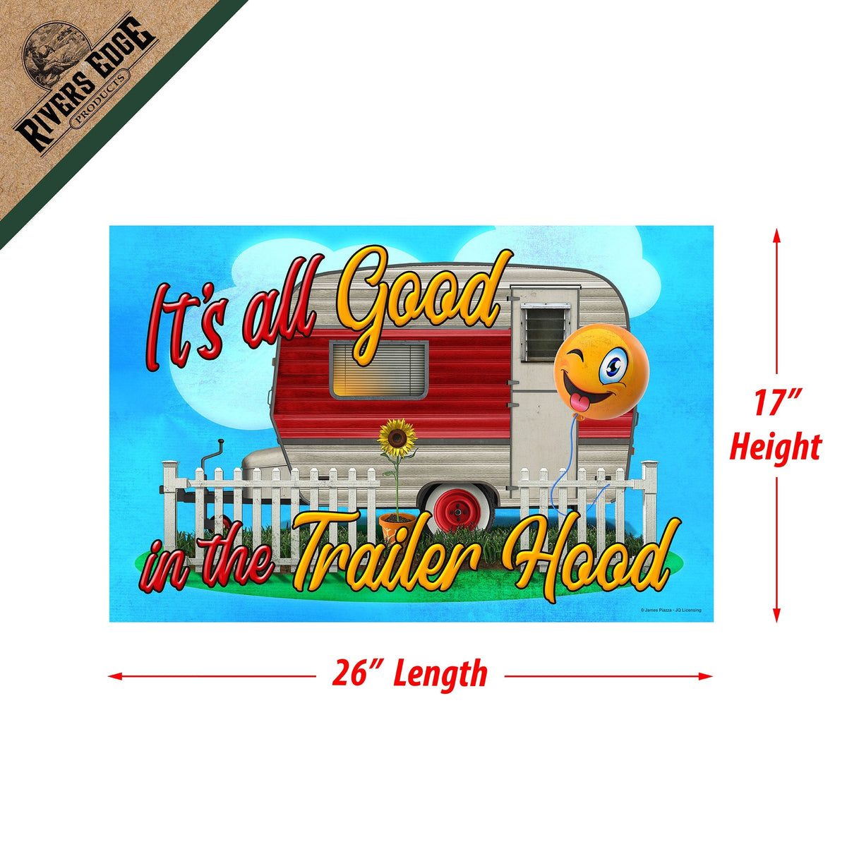Door Mat Rubber 26in x 17in-Trailer Hood