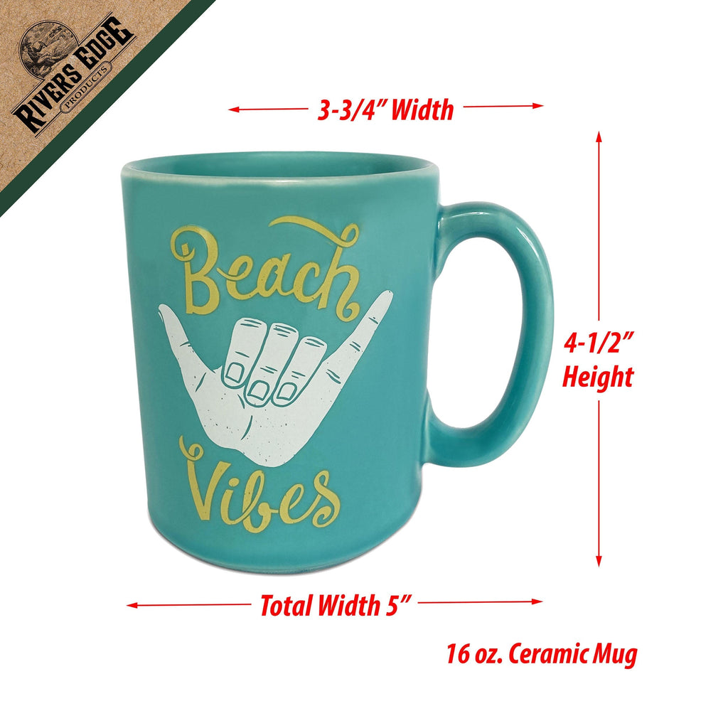 Ceramic Mug 16oz-Beach Vibes