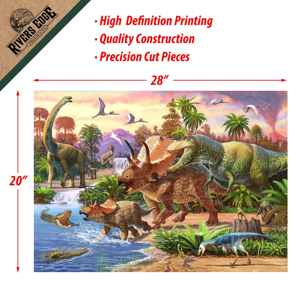 Puzzle in Tin 1000-Piece-Dinosaurs