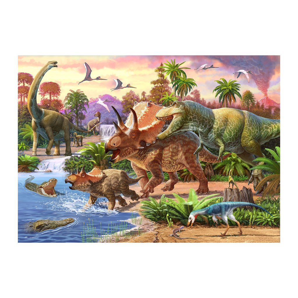 Puzzle in Tin 1000-Piece-Dinosaurs
