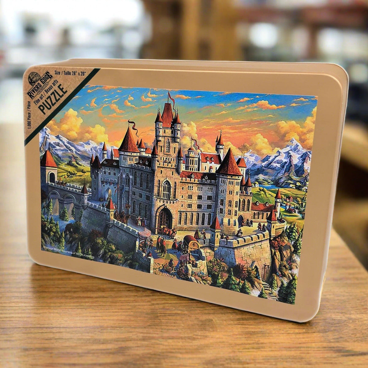 Puzzle in Tin 1000-Piece-Old Castle