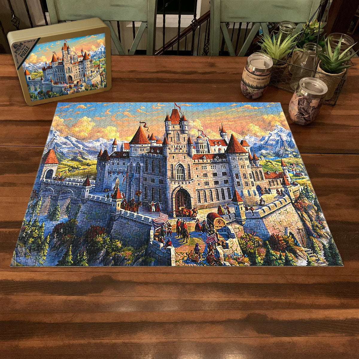 Puzzle in Tin 1000-Piece-Old Castle