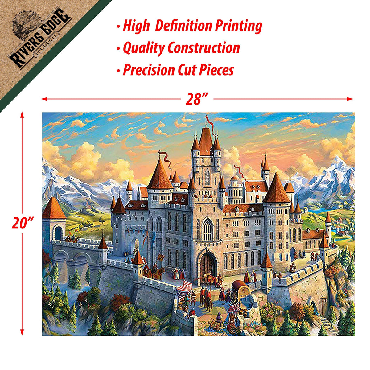 Puzzle in Tin 1000-Piece-Old Castle