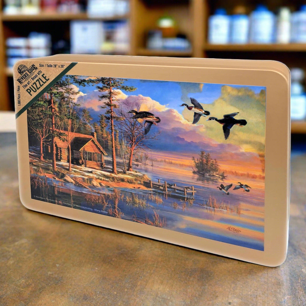 Puzzle in Tin 1000-Piece-Spring Arrivals