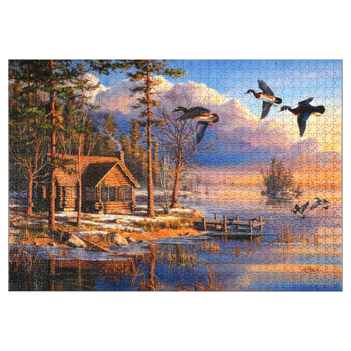 Puzzle in Tin 1000-Piece-Spring Arrivals