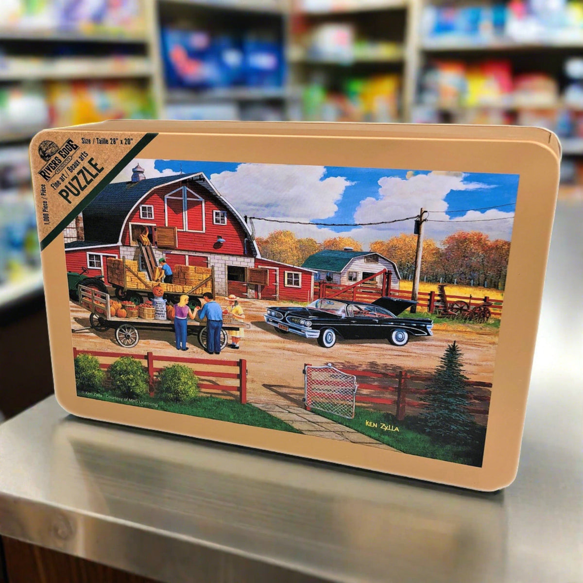 Puzzle in Tin 1000-Piece-Season of Plenty