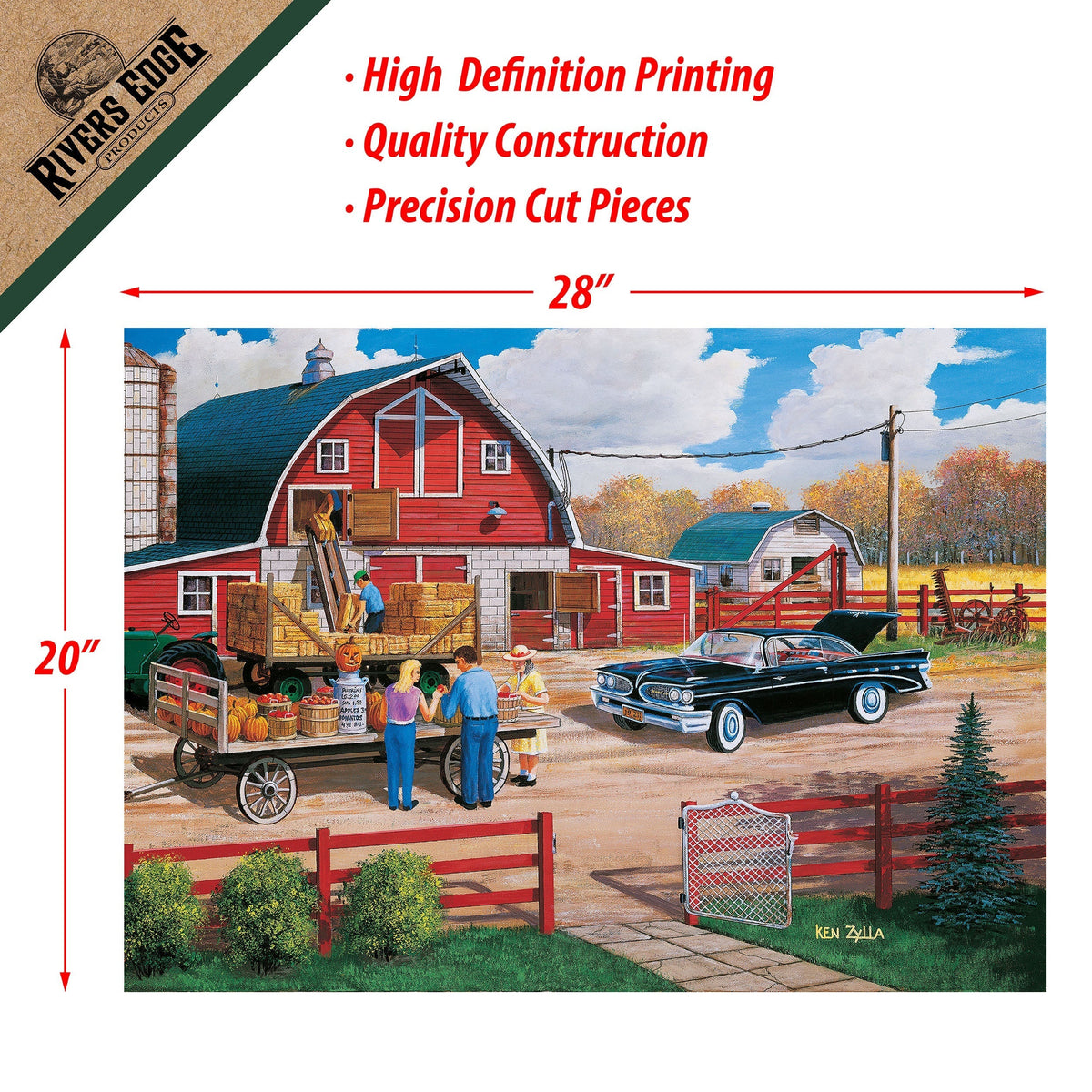 Puzzle in Tin 1000-Piece-Season of Plenty