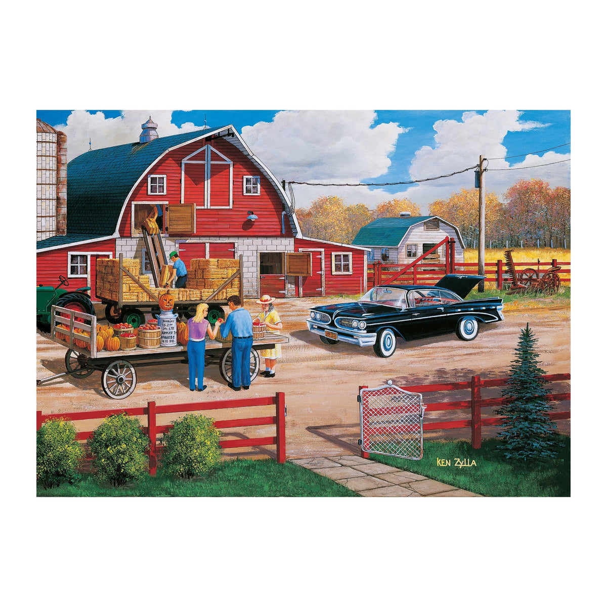 Puzzle in Tin 1000-Piece-Season of Plenty