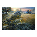Puzzle in Tin 1000-Piece-Walleye on the Rocks