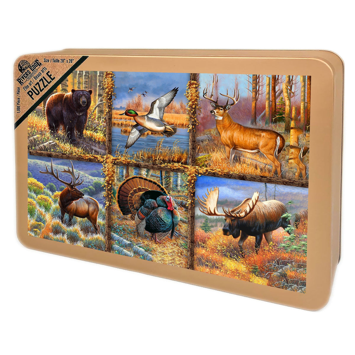 Puzzle in Tin 1000-Piece-American Game