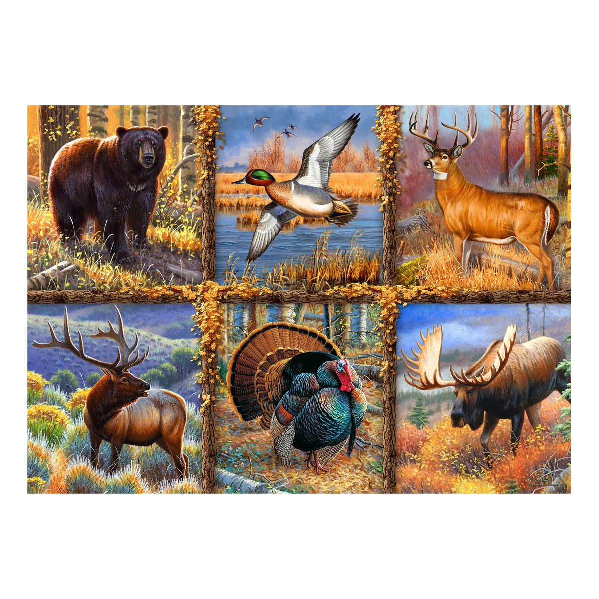 Puzzle in Tin 1000-Piece-American Game