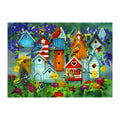 Puzzle in Tin 1000-Piece-Birdhouse Garden