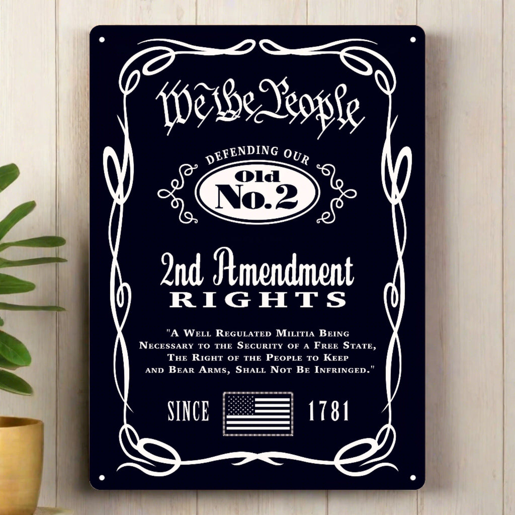 Tin Sign 12in x 17in-We the People Whiskey