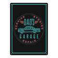 Tin Sign 12in x 17in-Dads Garage