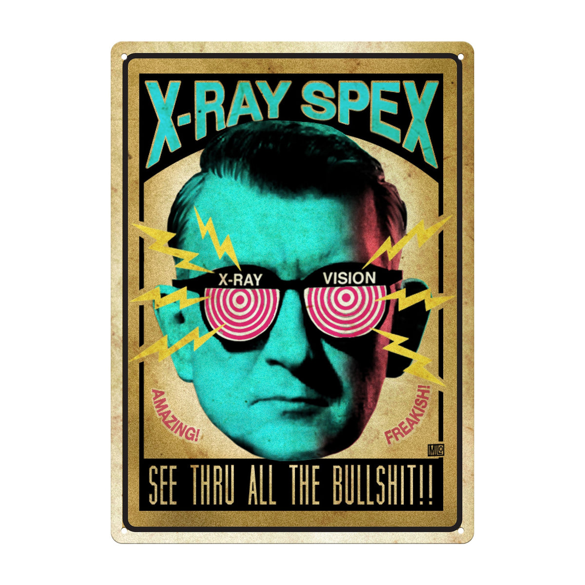 Tin Sign 12in x 17in-X-Ray Spex