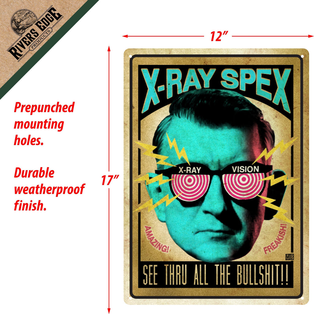 Tin Sign 12in x 17in-X-Ray Spex