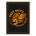 Tin Sign 12in x 17in-Fast Boys Speed Shop