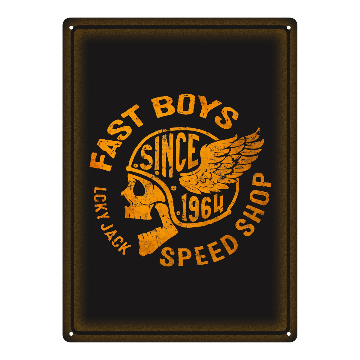 Tin Sign 12in x 17in-Fast Boys Speed Shop