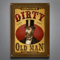Tin Sign 12in x 17in-Dirty Old Man