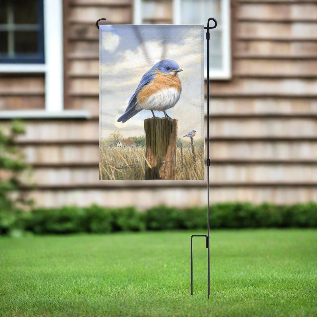 Lawn Flag 14in x 22in-Homestead Bluebird
