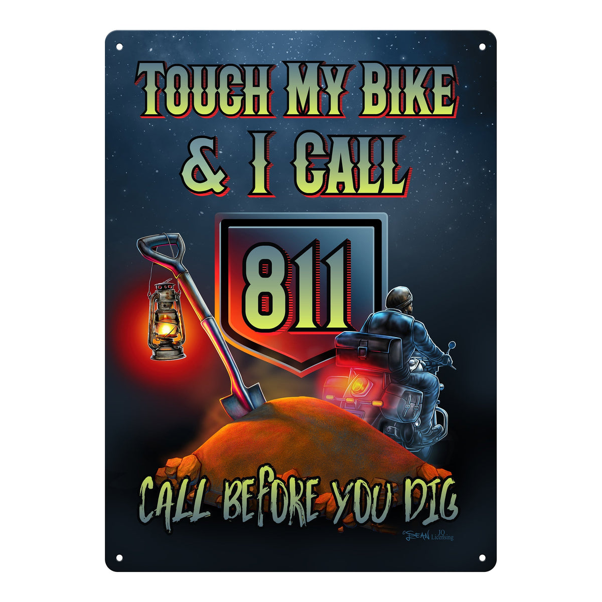 Tin Sign 12in x 17in-Dial 811