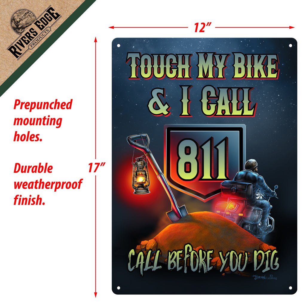 Tin Sign 12in x 17in-Dial 811