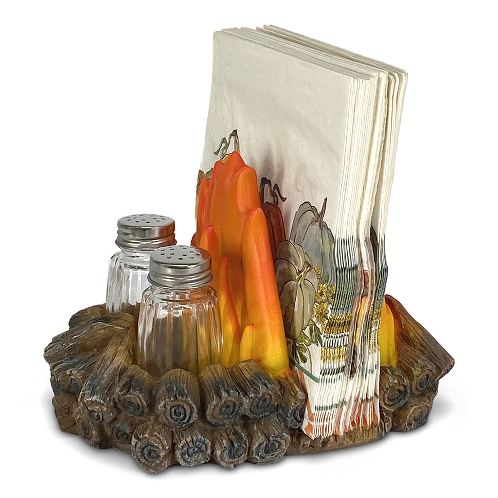 Salt and Pepper Shakers-Campfire