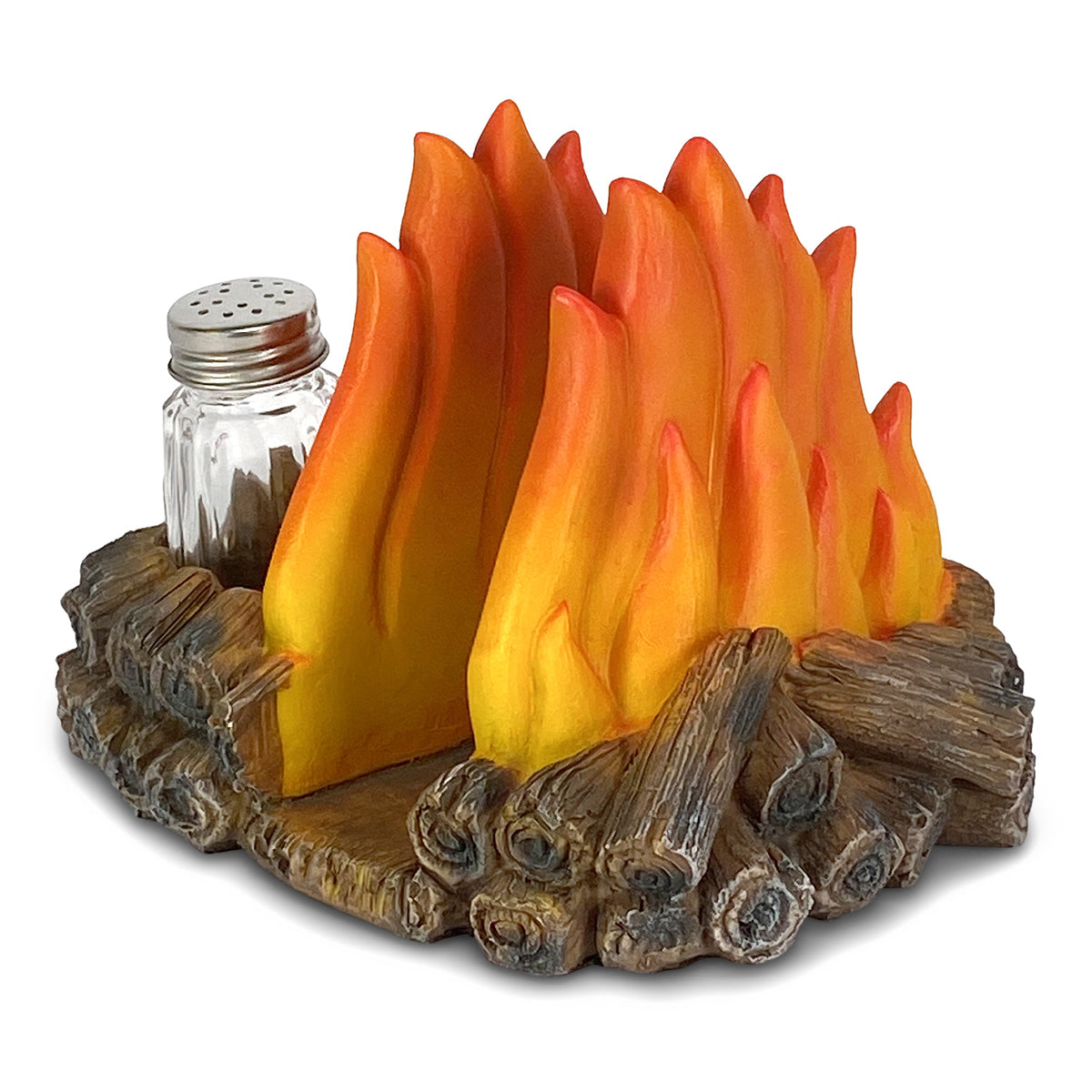 Salt and Pepper Shakers-Campfire