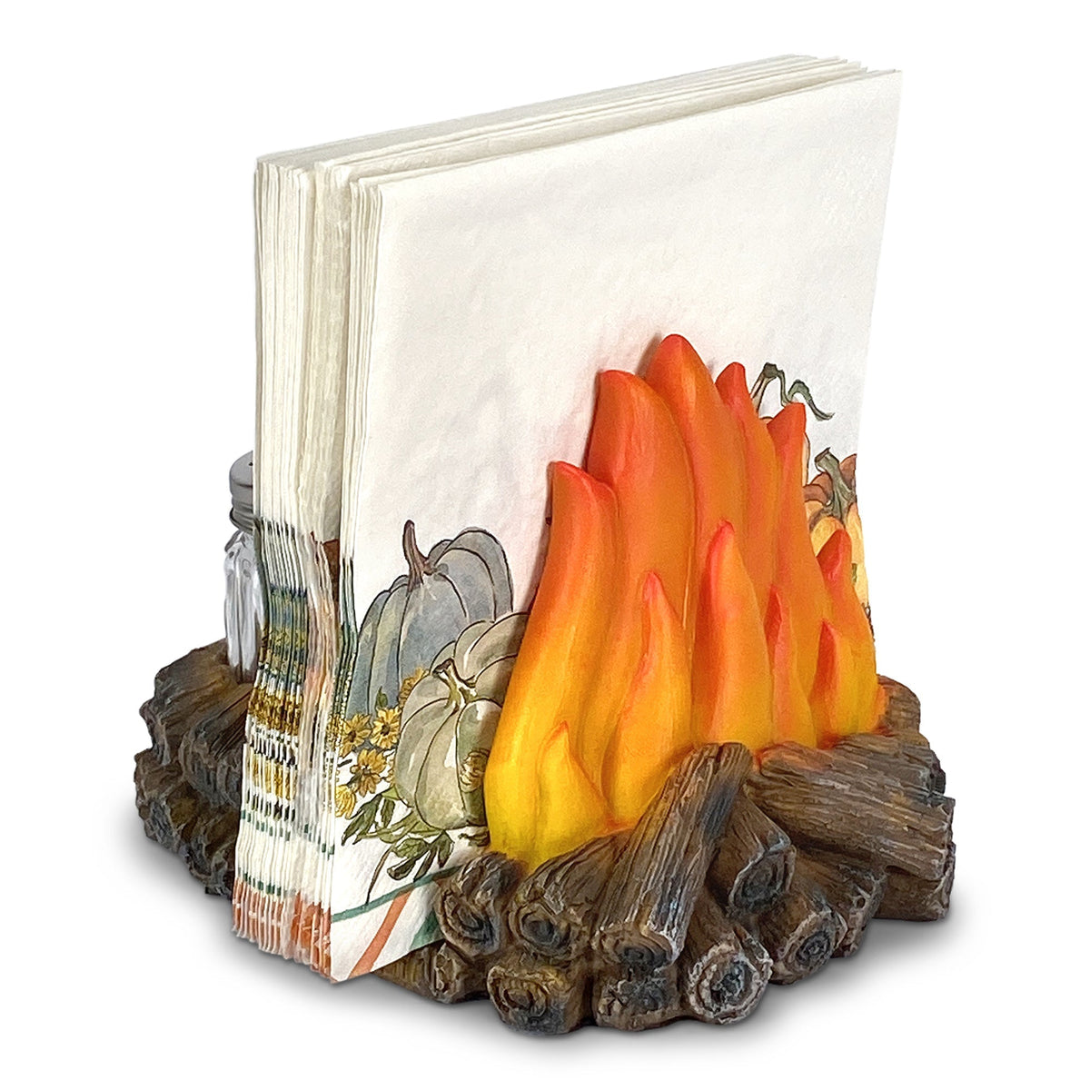 Salt and Pepper Shakers-Campfire