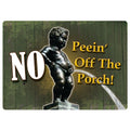 Tin Sign 12in x 17in-No Peein