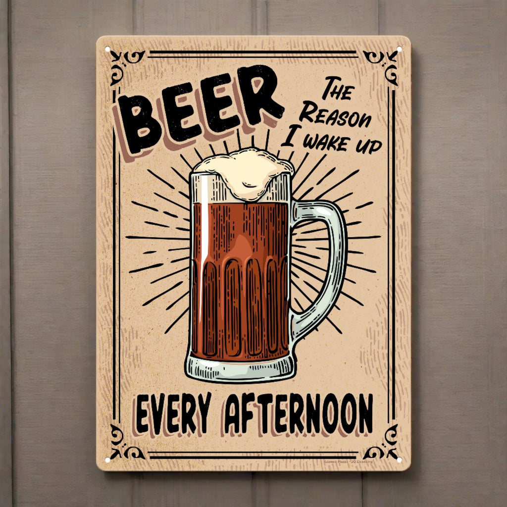 Tin Sign 12in x 17in-Beer the Reason