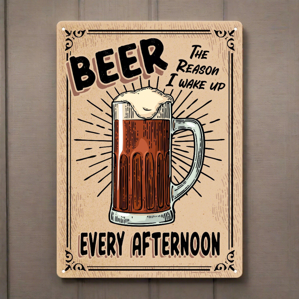 Tin Sign 12in x 17in-Beer the Reason
