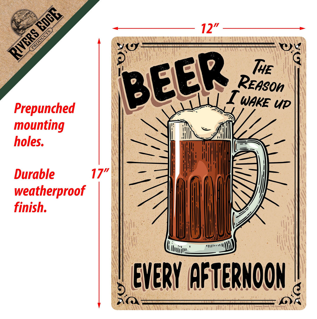 Tin Sign 12in x 17in-Beer the Reason