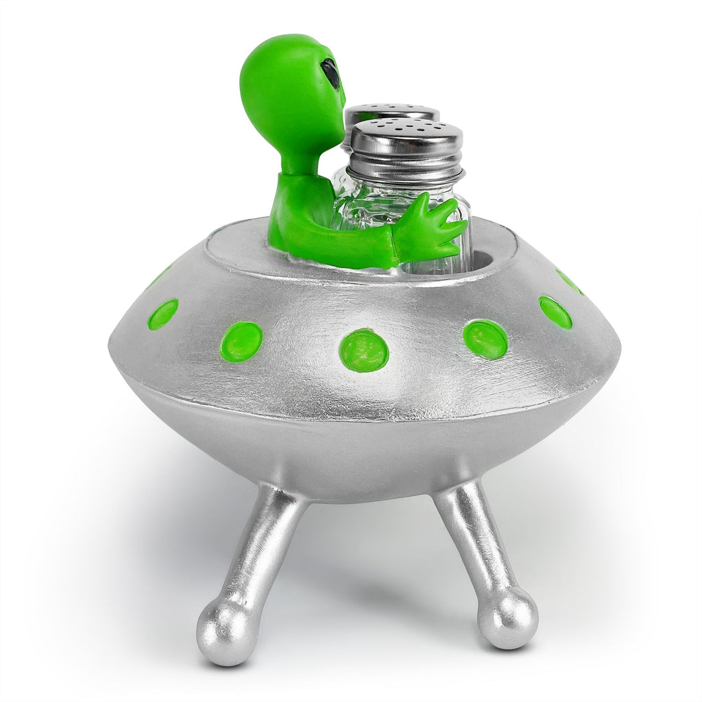 Salt and Pepper Shakers-Aliens
