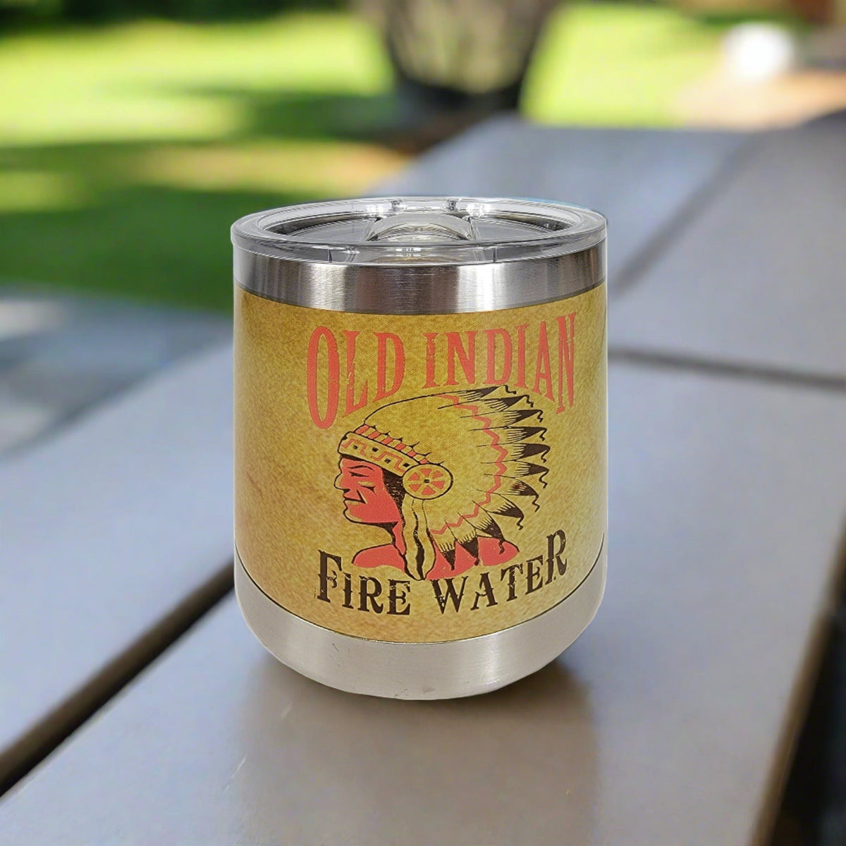 Tumbler 10oz-Old Indian Fire Water