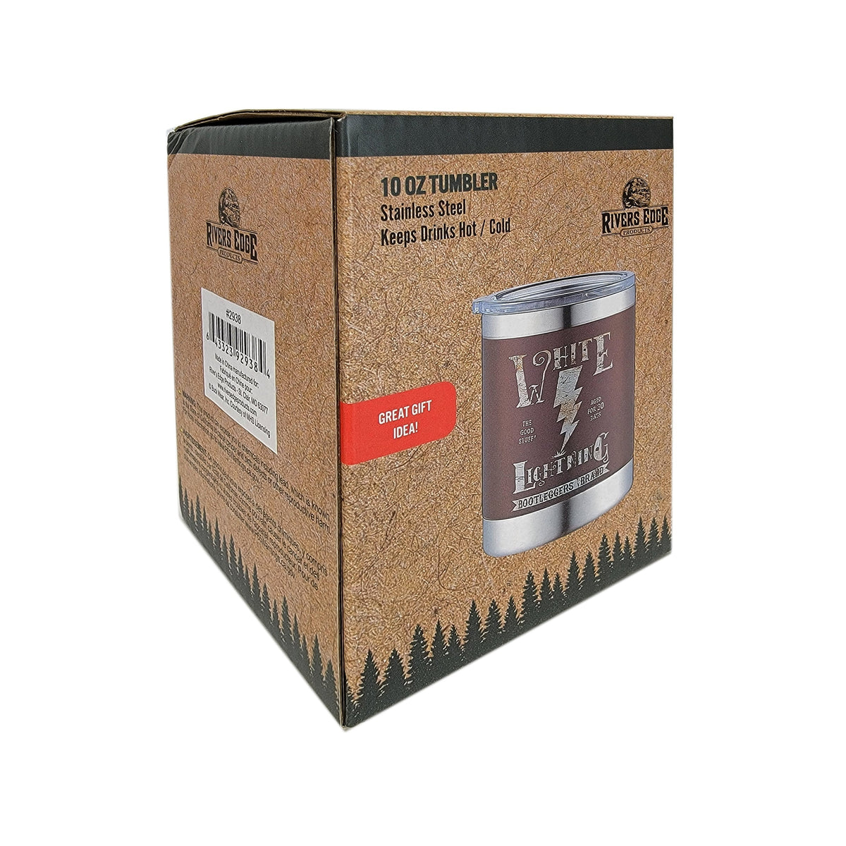 Tumbler 10oz-White Lightning